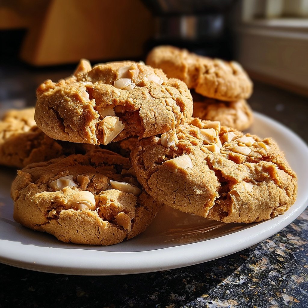 Triple Peanut Butter Cookies